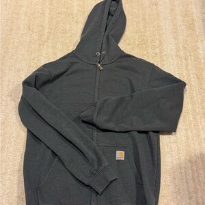 Carhartt Men's Dark Gray Zip-Up Hoodie